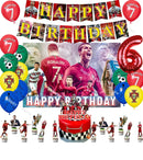 Születésnapi foci party készlet Cristiano Ronaldo lufikkal - több változatban