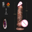 Vibrátor valósághű kialakítással és fűtési funkcióval - több változatban