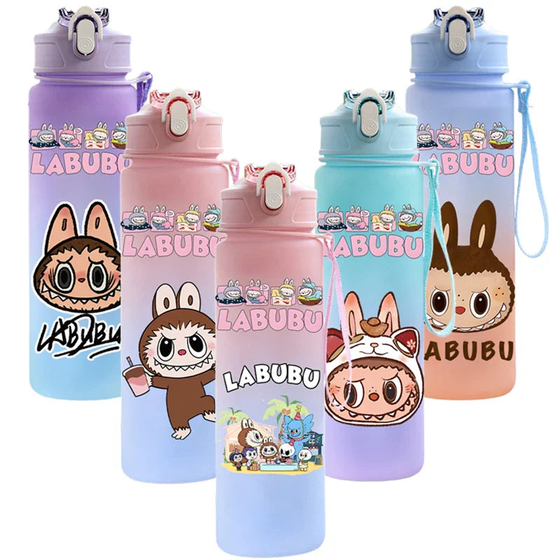Design vizes palack Labubu - 750 ml - több változatban