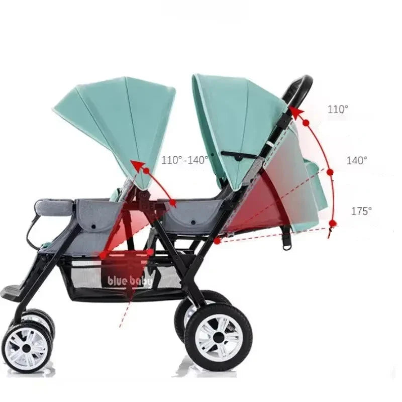 BabyNest™ babakocsi ikrek számára - több változatban