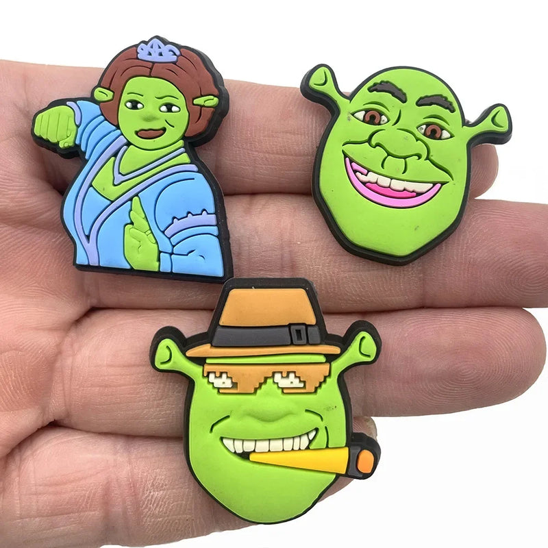 Crocs gyerek cipődíszek Shrek - 10 db