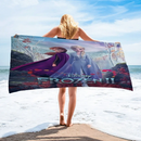 Dizájner lányok fürdőlepedője Jégvarázs - több változatban