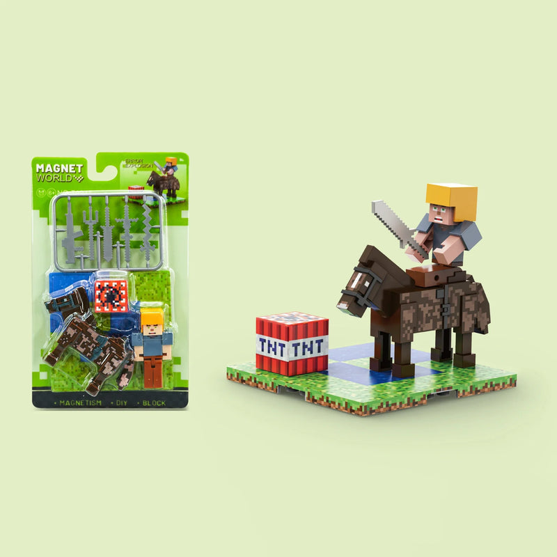 Figurák Minecraft mágneses készlethez - több változatban
