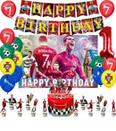 Születésnapi foci party készlet Cristiano Ronaldo lufikkal - több változatban