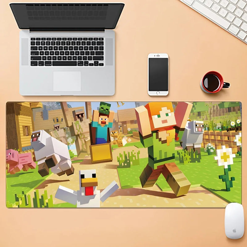 Gyermek billentyűzet és egérpad Minecraft - több változatban