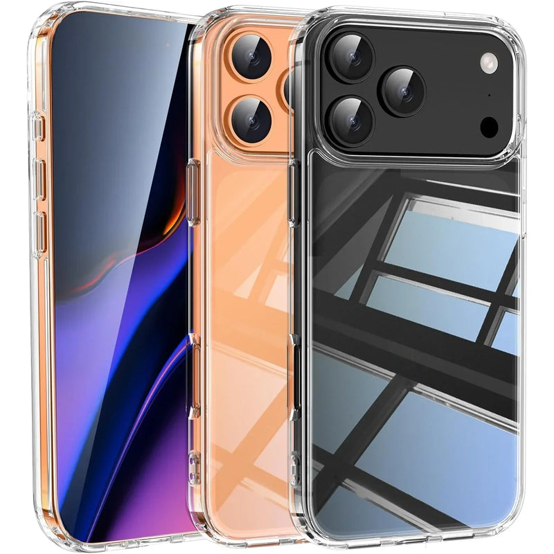 Vékony, átlátszó tok iPhone Air, 17, 17 Pro, 17 Pro Max készülékhez
