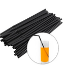 Fekete műanyag szívószálak - több változatban