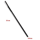 Fekete műanyag szívószálak - több változatban