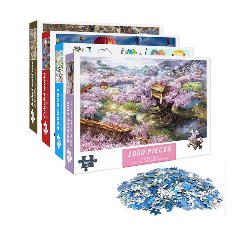 Puzzle 1000 darab - több változatban