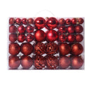 Óriás karácsonyfadísz készlet 100 db - több színben