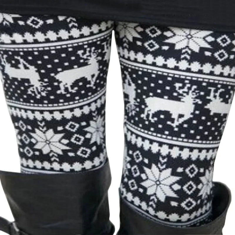 Női karácsonyi bélelt leggings - több változatban