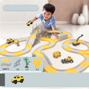 Sárga és szürke átépíthető pálya gyerekeknek - több változatban