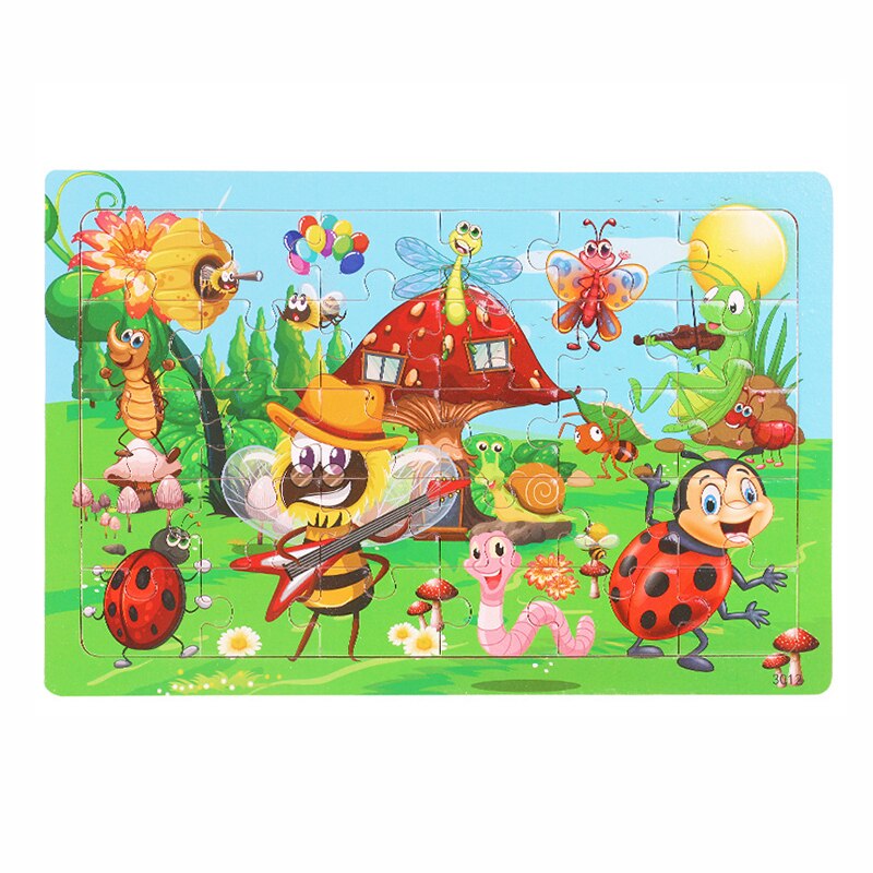 Egyszerű puzzle gyermek motívumokkal - több változatban