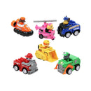 Autókészlet Mancs őrjárat figurákkal - 6 db