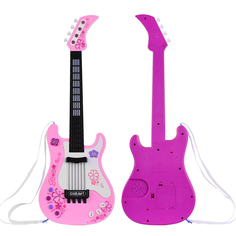 Rózsaszín gyermek elektromos gitár
