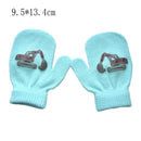 Gyermek téli kesztyű autó motívummal - több változatban