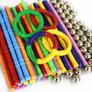 Mágneses építőkészlet - 220 db