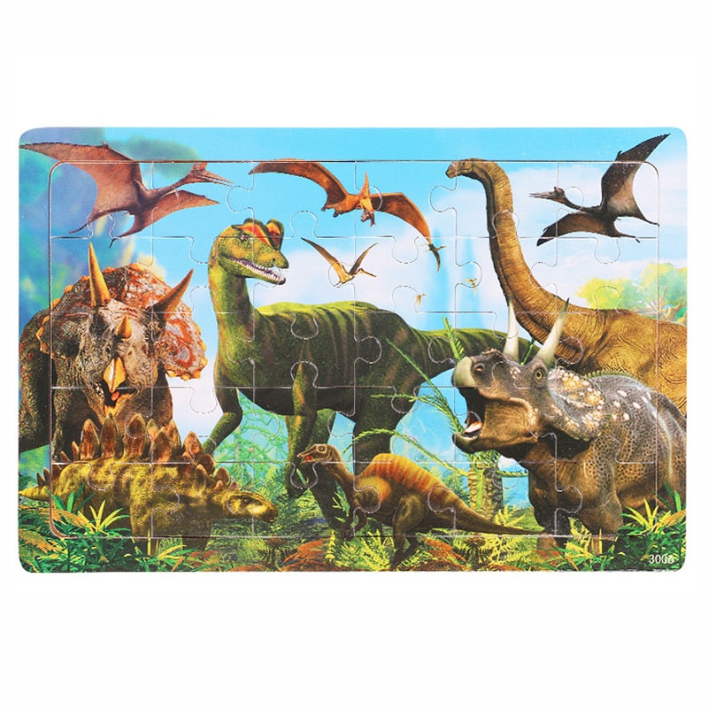 Egyszerű puzzle gyermek motívumokkal - több változatban