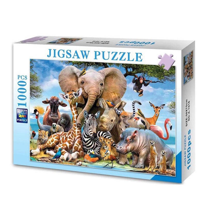 Puzzle 1000 darab - több változatban