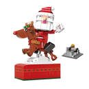 Mikulás rénszarvason építőkészlet