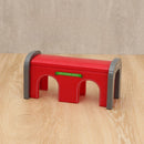 Alagút a fából készült vasútpályához - több változatban