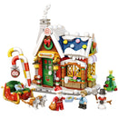 Karácsonyi ház építőkészlet