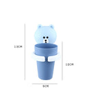 Falra erősíthető gyermek fogkefetartó - több változatban