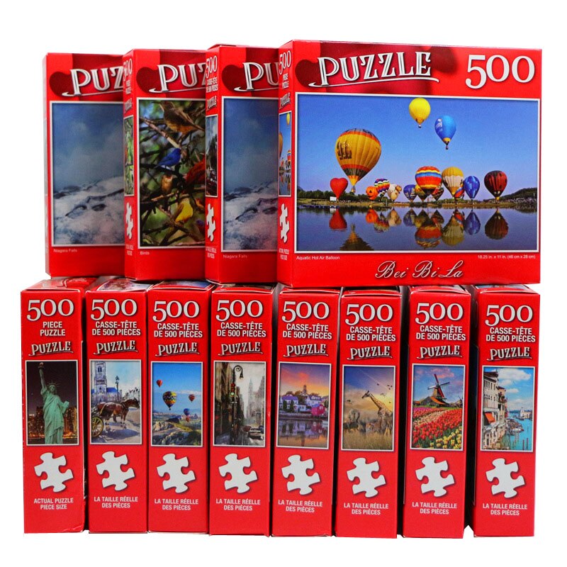 Nagy puzzle 500 darab - több változatban