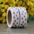 Ragasztószalag tekercs szív motívummal