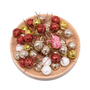 Karácsonyi dekorációs gömbök 50 db - több színben