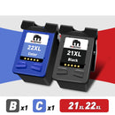 Tintapatronok a HP 21/22 XL készülékhez - több változatban