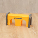 Alagút a fából készült vasútpályához - több változatban