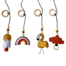 Fából készült lógó játékok gyerekeknek - több változatban