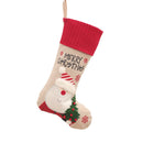 Függő karácsonyi harisnya motívummal - több változatban