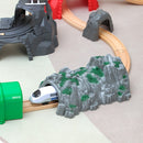 Alagút a fából készült vasútpályához - több változatban