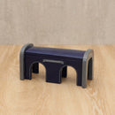 Alagút a fából készült vasútpályához - több változatban