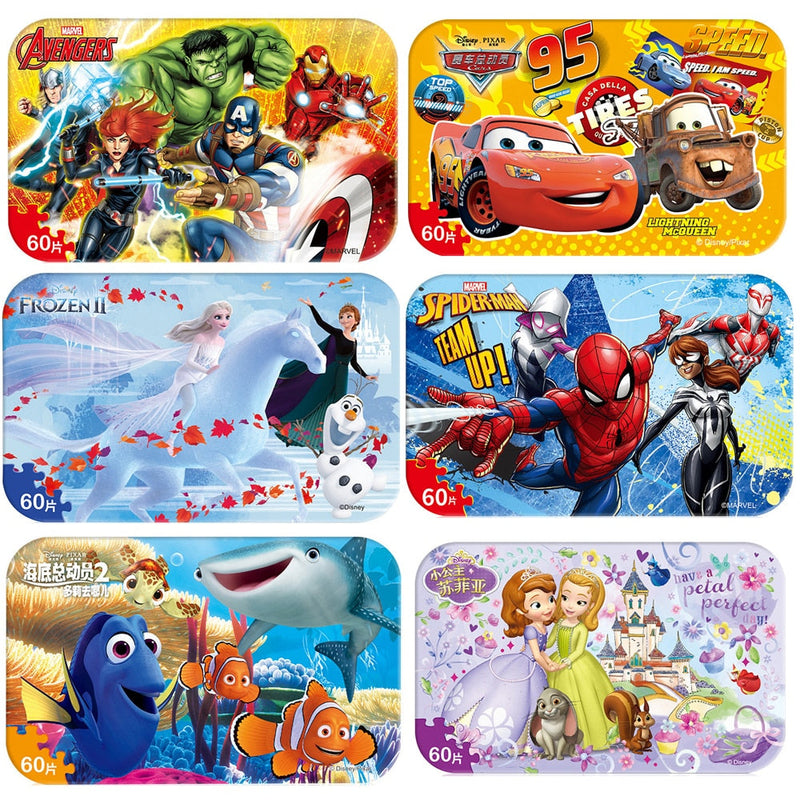 Gyermek puzzle Disney motívumokkal - több változatban
