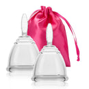 Szilikon átlátszó menstruációs kehely - több változatban