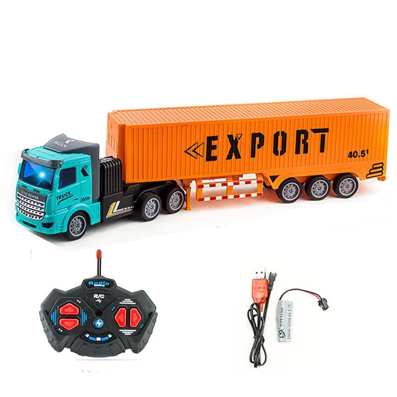 RC modell teherautó konténerrel