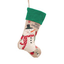 Függő karácsonyi harisnya motívummal - több változatban