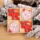 Karácsonyi fadísz 12 db - több változatban