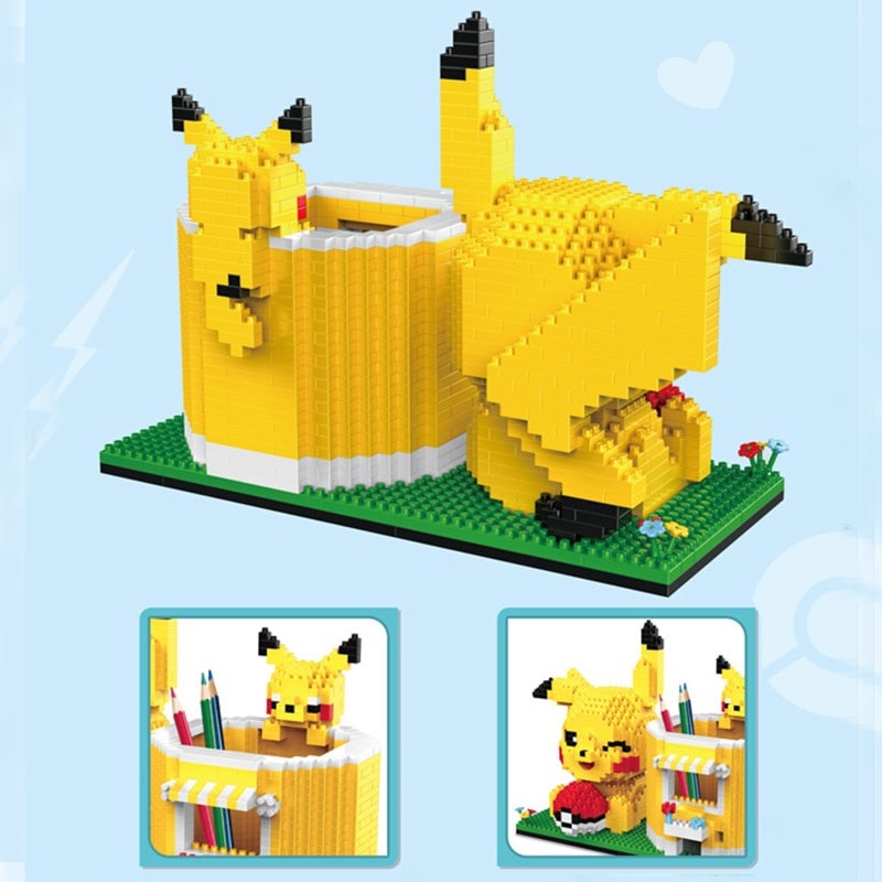 Pokemon ceruzatartó építőkészlet