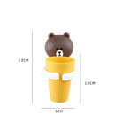 Falra erősíthető gyermek fogkefetartó - több változatban