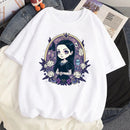 Női fehér póló - Wednesday - több változatban