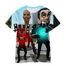 Stílusos gyermek póló Skibidi Toilet - több változatban