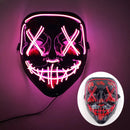 Hátborzongató világító LED maszk - több változatban