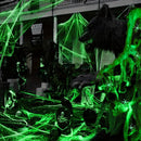 Halloween dekoráció fluoreszkáló pókháló - több változatban