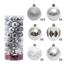 Karácsonyi dekorációs gömbök 50 db - több változatban