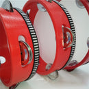 Piros tamburin - több méretben