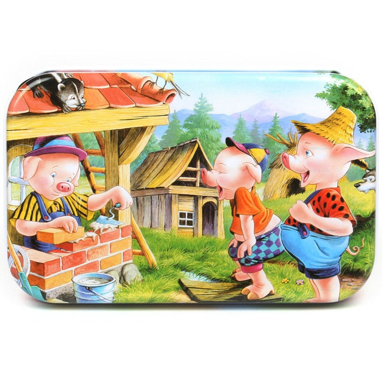 Gyermek puzzle dobozban 60 darab - több változatban